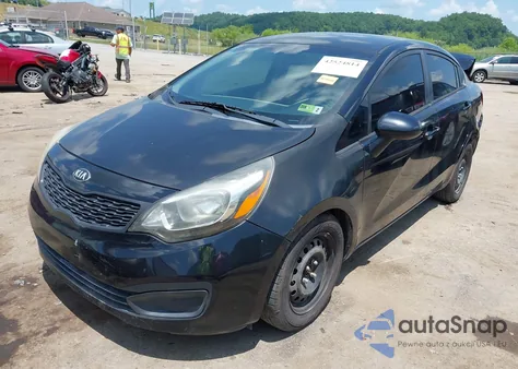 2014 Kia Rio Lx из США, поврежденный, VIN KNADM4A37E6365069